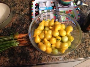 yellow tomatoes